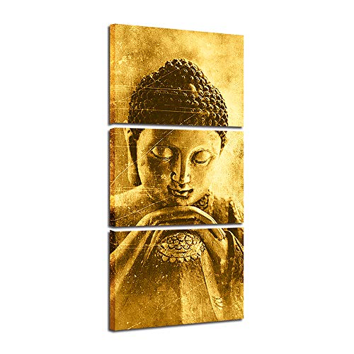 Cadre déco Bouddha moderne en toile pour créer un espace zen chez soi