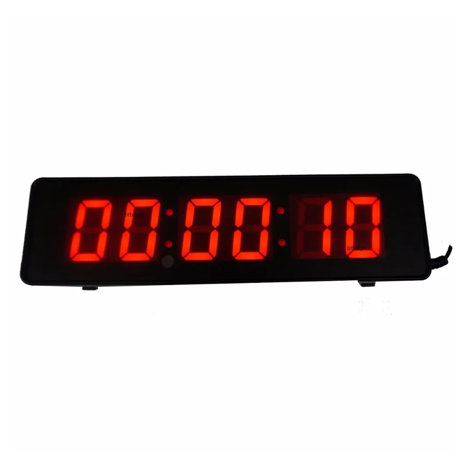 Timer Sport, Horloge Murale à 6 Chiffres de 2 Pouces, Compte à rebours LED for Jeux de Salle d'évasion avec télécommande et Boutons