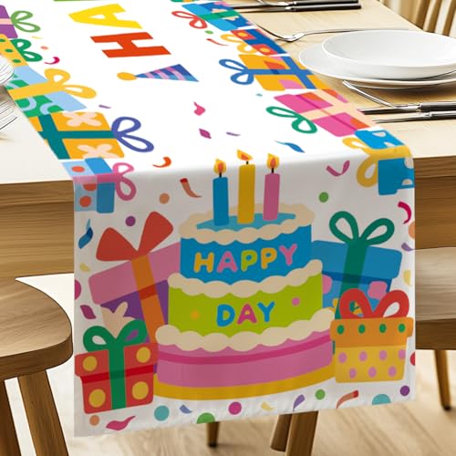 Chemin de table d'anniversaire décoration de table durable haut de gamme - 2