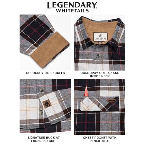 Legendary Whitetails Mens Flannel Long Sleeve Button Down 100% Cotton Shirt - image 6