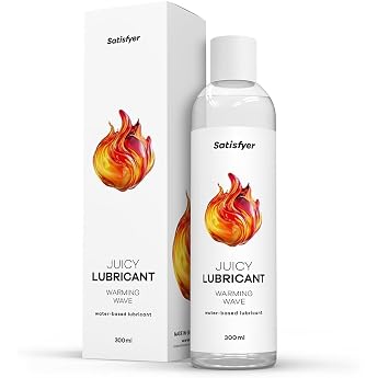 Satisfyer Warming Wave Water Based Lubricant Smooth 300ml | Water-based lubricant for sensitive skin, oil and grease-free, ea
