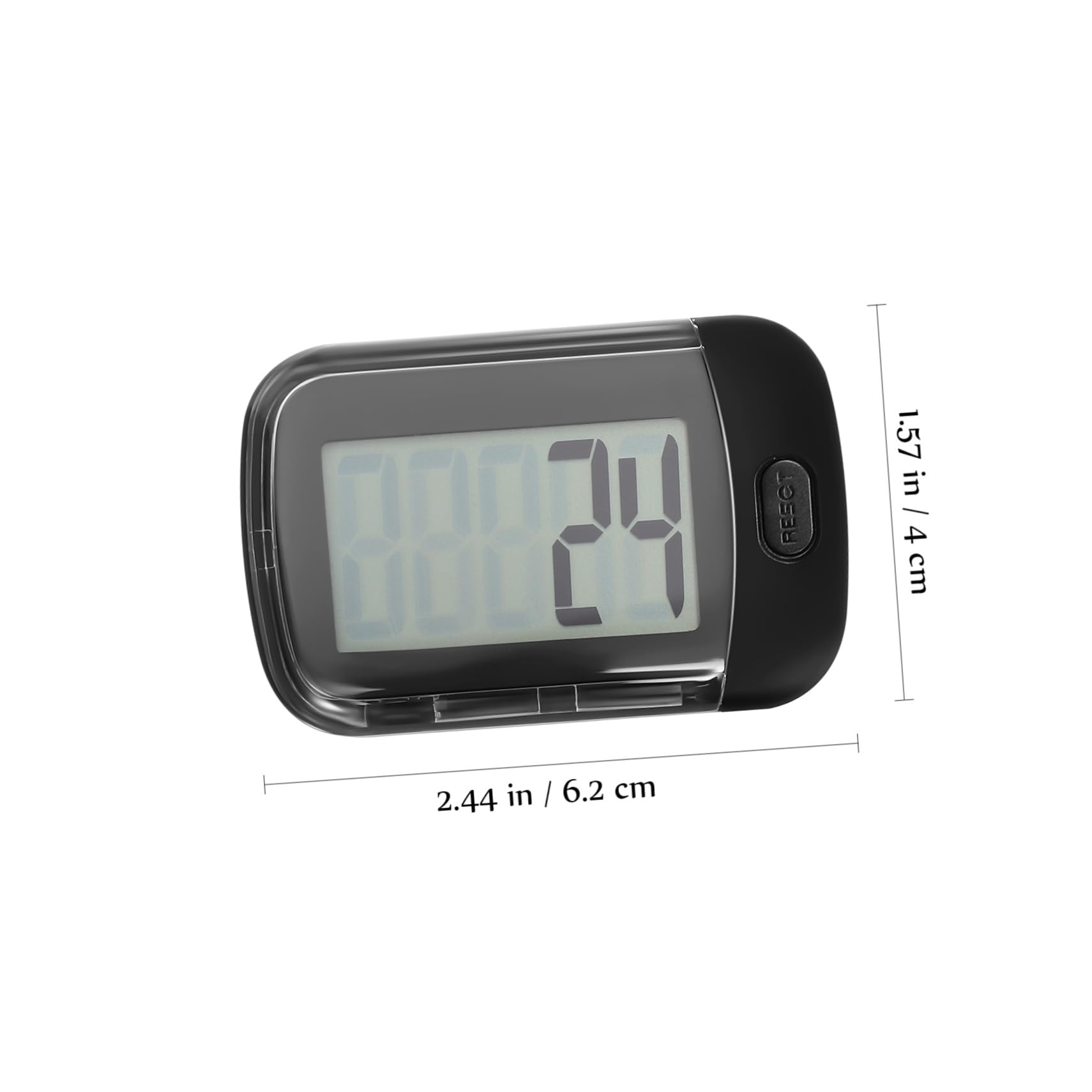 3 Pièces Podomètre Clip pour Seniors Compteur Activité Portable à Lanière pour Fitness