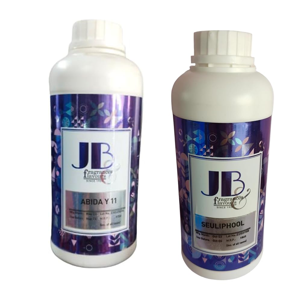 JB Fragrances & Flavours Abida Y 11 Agarbatti Perfume & Seuliphool Combo Set | 500Gm Pack | Floral Fragrance