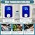Tankless Electric Water Heater, 3000W 110V Under Sink Instant Hot Water, Mini RV On Demand for Shower, Kitchen Bathroom (White)