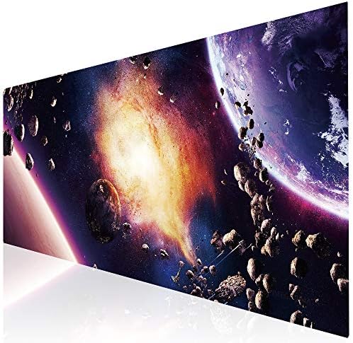 Imegny Extended Gaming Mouse Pad, Portable Keyboard & Mouse Mat with Stitched Edges + Non-Slip Rubber Base (type4 35.415.7Inch, xingqiu013)
