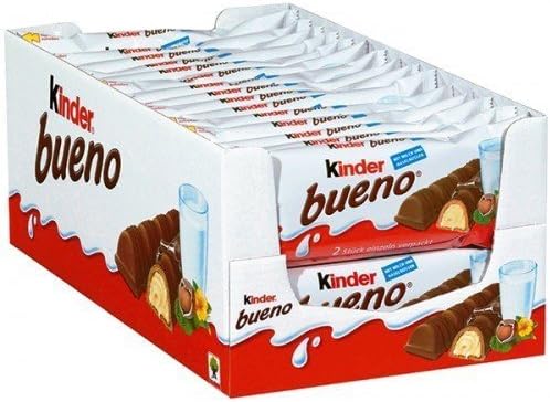 Kinder Bueno - Ferrero Kinder Chocolates - Box of 30 Pc by N/A