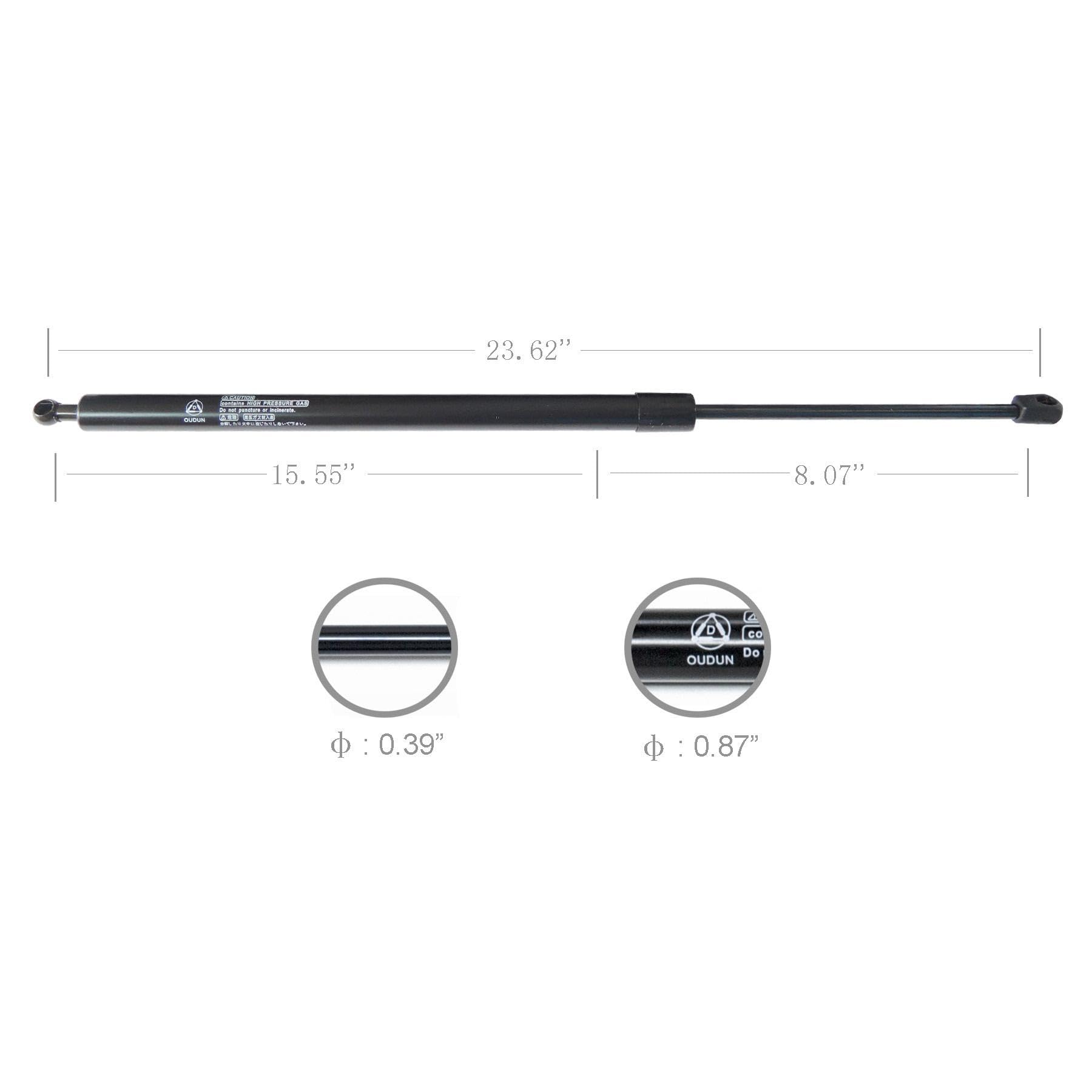Amazon.com: ORALSIM 2pcs Liftgate Hatch s Rear Side Gas Charged 