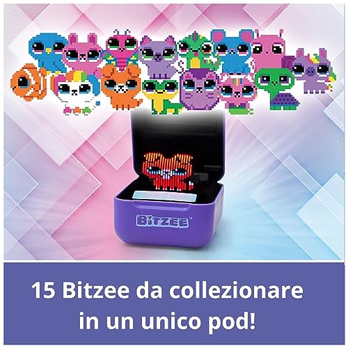 Versione Viola, Cucciolo Digitale e Interattivo, Animale Elettronico Virtuale da Accudire e Crescere, Reagisce al Tuo Tocco, 15 Personaggi Collezionabili, Giochi per Bambini e Bambine, 5+ Anni - Gadget - Immagine 5