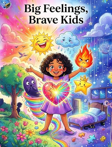 Big Feelings, Brave Kids: A Heartwarming Picture Book About Emotions, Kindness & Courage for Children Ages 4-10: Helping Kids Understand Happy, Sad, Angry, Scared & All the Feelings in Between