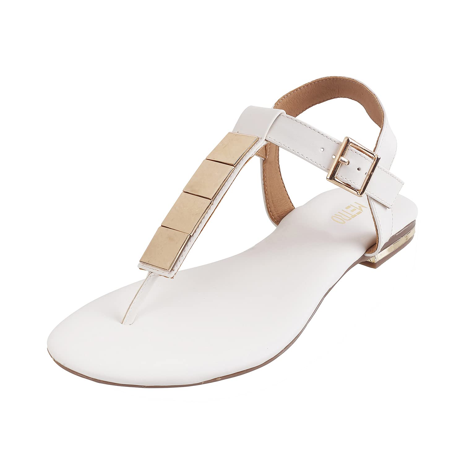 Metro Womens 33-1486 White Slipper - 6 UK (39 EU) (33-1486) (B095LMF4SX) Amazon Price History, Amazon Price Tracker