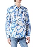 Desigual Desigual CAM_Peter Cami Shirt, Blue, S Mens