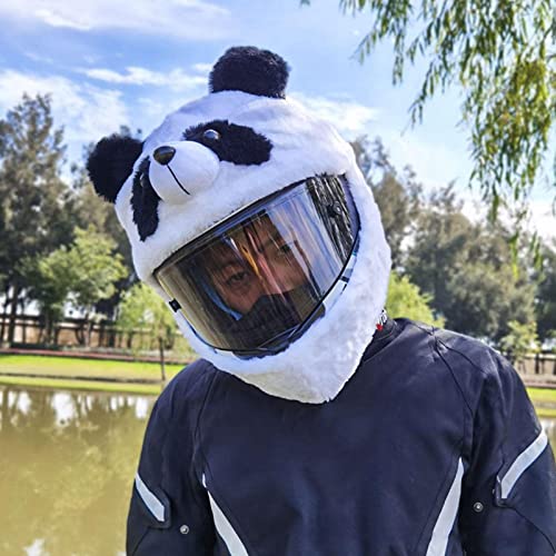 Shoud Plush Animal Motorcycle Helmet Covers Full Face Helmets Christmas Hat Gift For Motorbike & Rides Gift Fun Motorcycle Helmet Y5D3 #TOP5