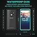 AMORNO Galaxy S9 Waterproof Case, Waterproof Shockproof Dustproof Dirtproof Full Body Case Built in Screen Protector with Touch ID for Samsung Galaxy S9