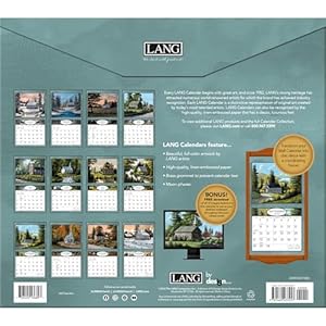 Langcountrychurches2025wallcalendar25991001904  Urban Country Home Decor Lang country churches 2025 wall calendar 25991001904  urban country home decor