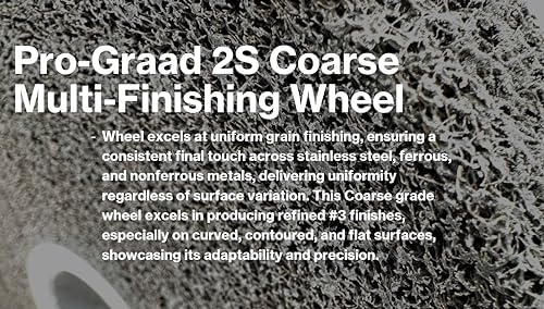 Image of Multi-Finishing Wheel 8 inch x 2 inch x 3 inch, 2S Coarse, 13185