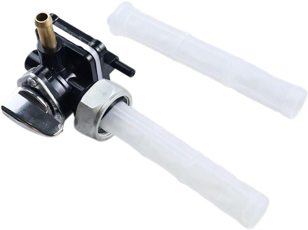 Fuel Valve Petcock 61338-02 Compatible for Harley Davidson FLSTF FXDL FLHT FLST FXSTB FLHR FXST 2002-2006 VACUUM SYSTEM Petcock 22mm Left Exit