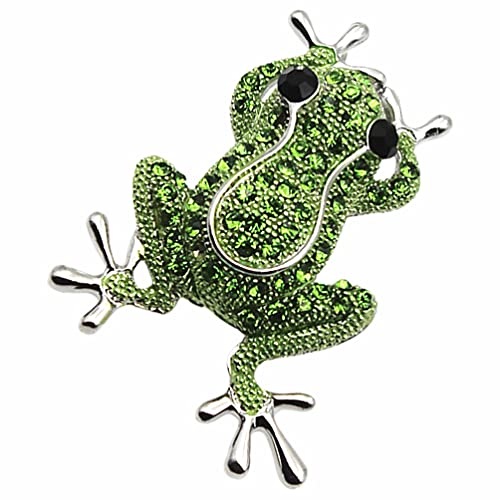 SOIMISS Crystal Frog Broche Collar Elegante Rana Collar Colgantes Joyería de Moda Accesorios Para Mujer Señoras Cover