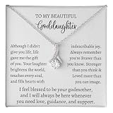 IPINK-Goddaughter Gifts from Godmother Goddaughter Necklace Goddaughter Baptism Gift Goddaughter Birthday Wedding Gift Birthday Gift