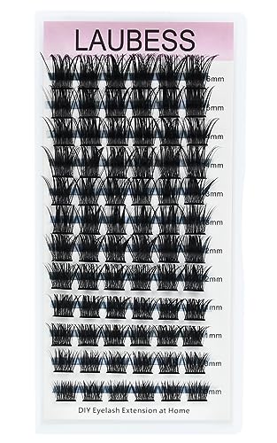Image of Lash Clusters Extensions D Curl Individual Lashes Mixed Tray DIY Eyelash Extension Supplies Faux Mink Cluster Lashes Natural Look Fluffy (01-0.07D-9-16mm)