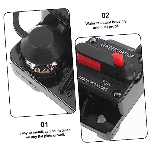 Disyuntor de circuito automatico DOITOOL de proteccion termica para audio de RV 7