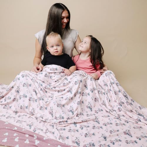 Image of Copper Pearl Jumbo 3-Layer Baby Blanket: Soft Baby Quilts for Boys and Girls | Breathable, Cozy, Toddler Blanket | Baby Quilt for Newborns | 60x72 Premium Material | Minnie Mouse