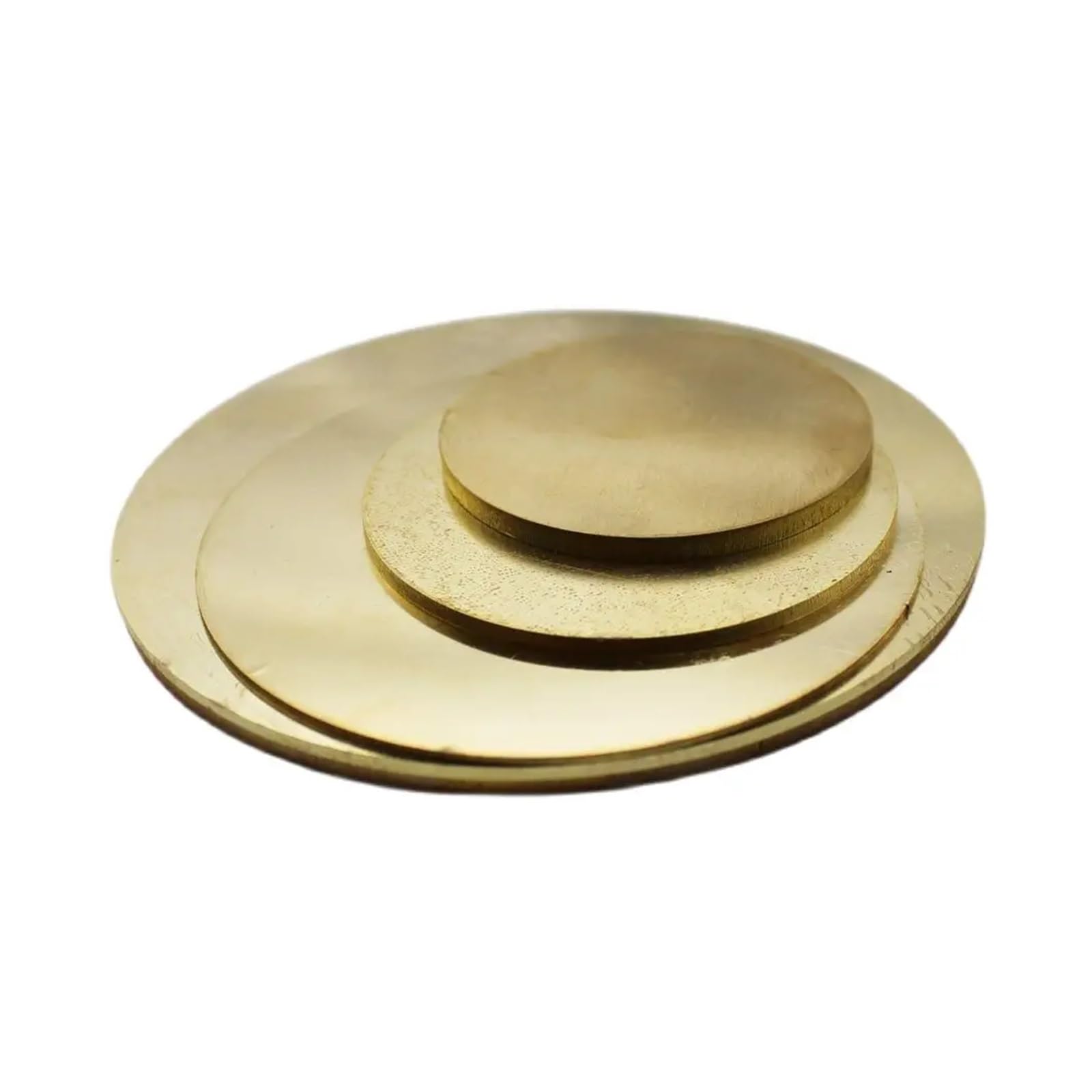 Messingblech Rund Messingscheibe, Kreis, blanke Platte, flaches Blech, rund, Durchmesser 2 mm bis 200(Thickness 1mm 1pc,Diameter 200mm)