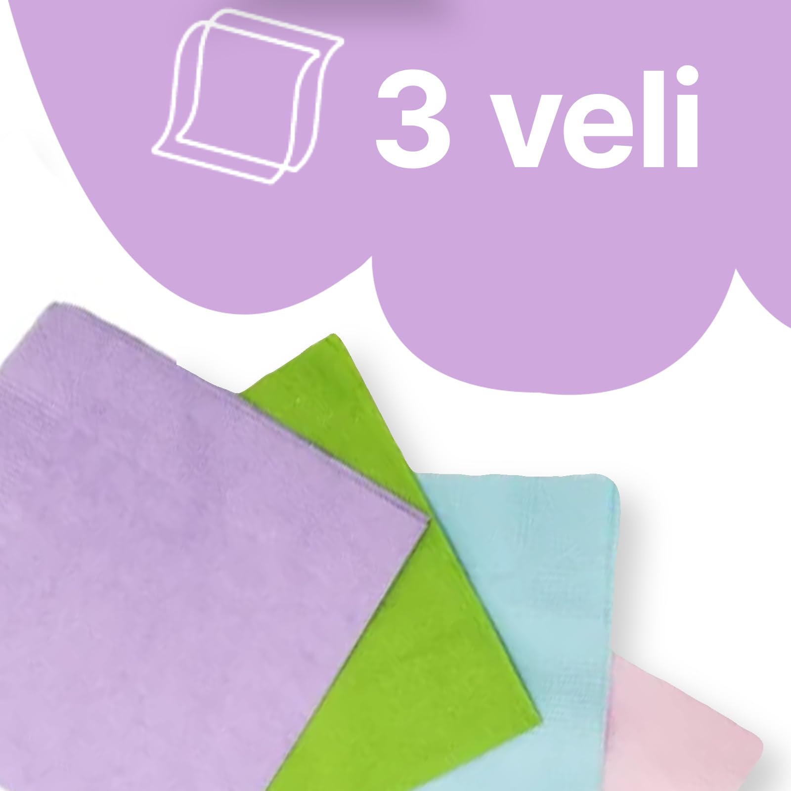 Sicignano | Paquete de 40 x 16 servilletas de papel de 3 capas 40 x 40 cm Lux Dinner de celulosa elegantes grandes pliegues 1/4 blanco – Almuerzo, cena, eventos, restaurante, ceremonias y fiestas