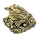 Bellaa Feng Shui Money Frog, 4 inch, Lucky Money Toad Decorations, Ideal for Attracting Wealth, Three Legged Frog Statue Figurine