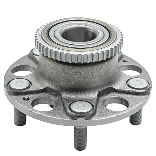 Image of Detroit Axle - 2 Rear Wheel Bearing Hubs for Honda Accord TL w /ABS, Hub Bearing 2003-2007 Honda Accord 2004-2008 TL, Replacement Wheel Bearing and Hubs Assembly Set