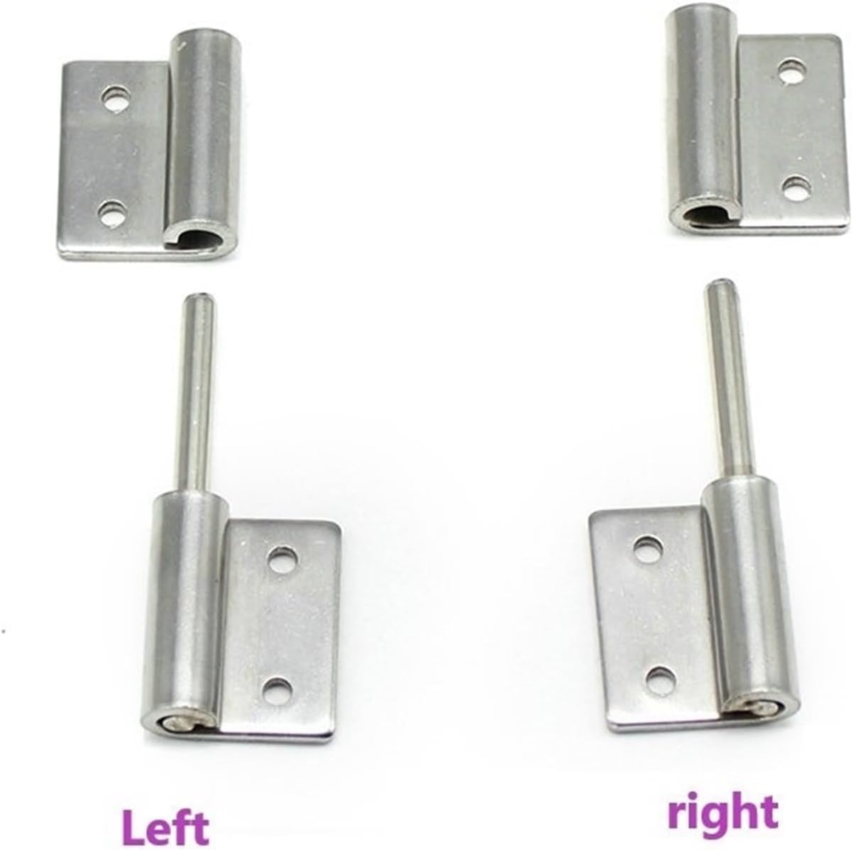 401-3 Distribution Box Door Detachable Hinge Switch Cabinet Communication Cabinet Equipment Control Cabinet Detachable Hinge 1Pcs(Stainless Steel-L)