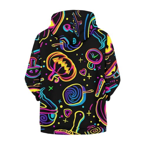 Image of Coloranimal Unisex Girls Boys Long Sleeve Casual Hoodies & Sweatshirts Tops Kids Zip Up Jacket Coat Age 6-16 Year