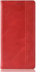 Capa para LG K62,Capa de caso de flip de couro para LG K62 Case,Caso de telefone de carteira,Caso de telefone de carteira com slots de cartão -Red
