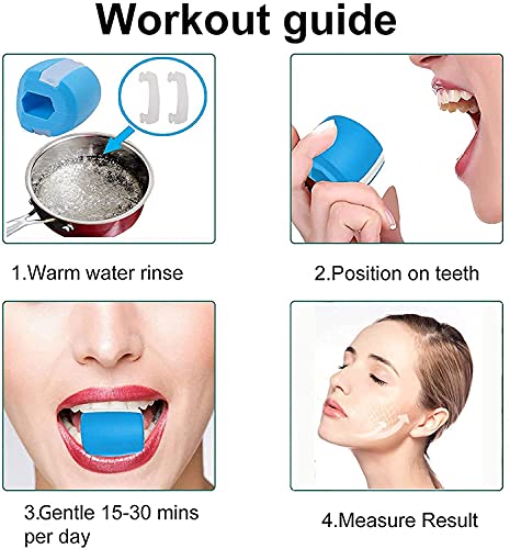 Image of Marrone Food-grade Silica Gel Exercise Chew Ball Muscle Training Fitness Ball go mouth jawline Jaw Muscle Exerciser chew ball Face lift