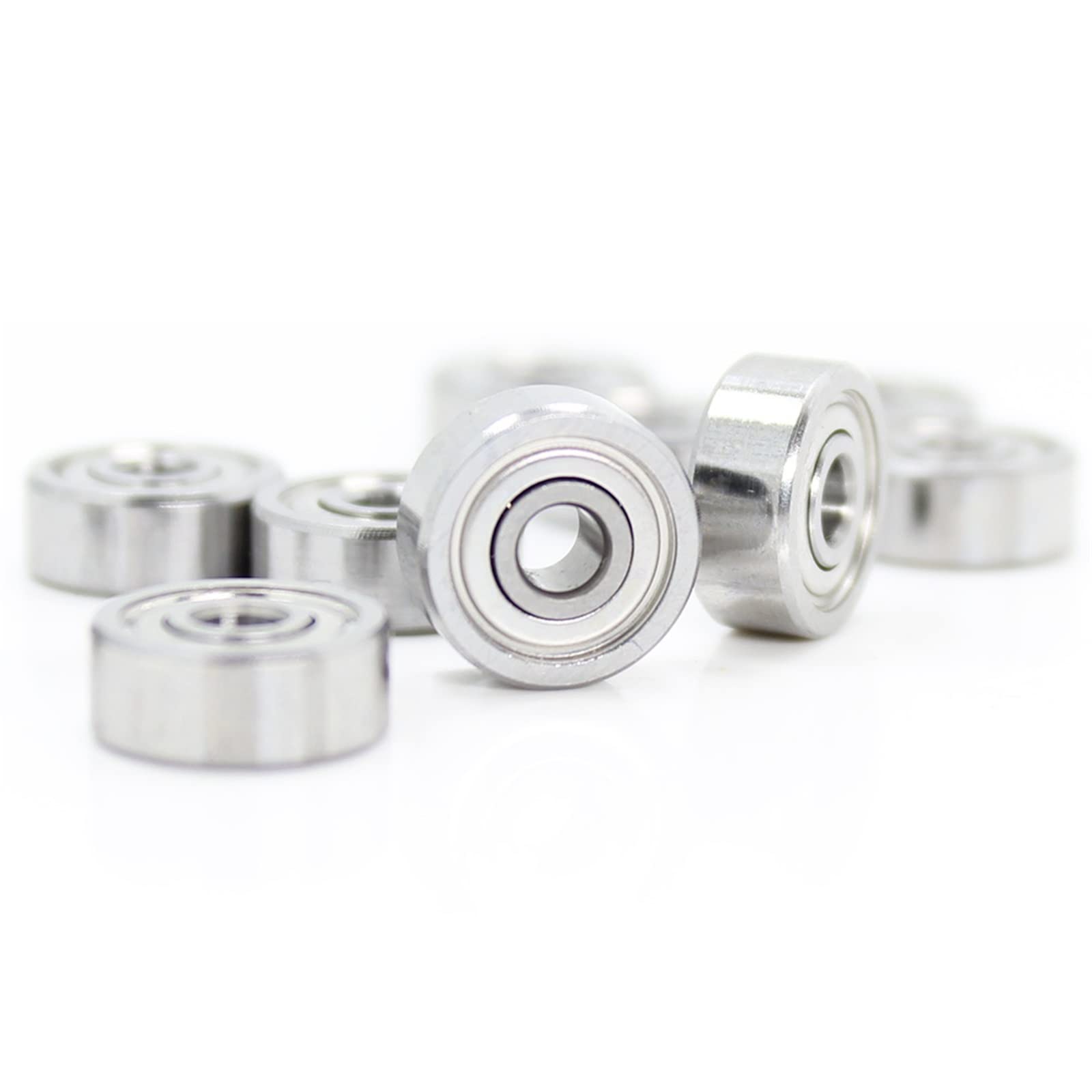 Roulement à billes à gorge profonde en acier chrom Lot de 10 roulements 623ZZ 3 x 10 x 4 mm ABEC-7