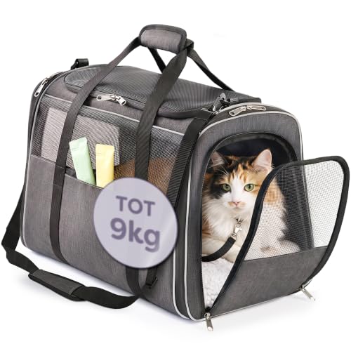 Knupis Transportbox voor Katten & Kleine Honden tot 9kg