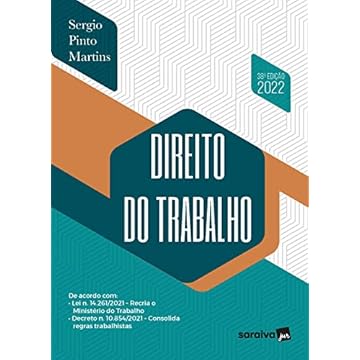 Capa do livro Direito do Trabalho - 38ª edição 2022