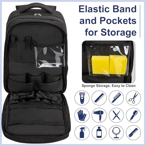 GDNasist Barber Backpack with Insulated Pocket