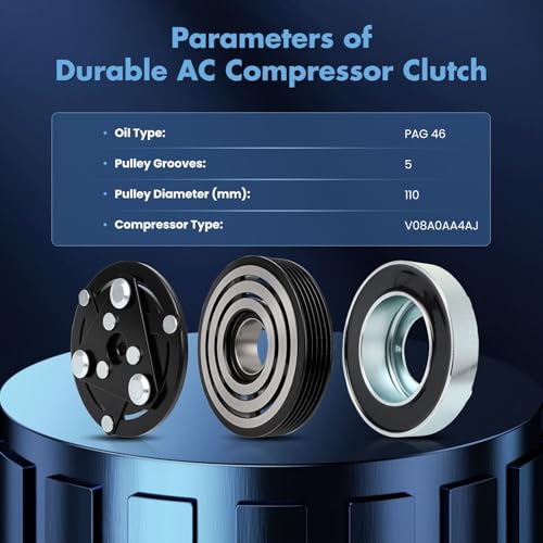 Image of ECCPP AC Clutch for Suzuki SX4 2.0L 2007 2008 2009 AC Compressor Clutch