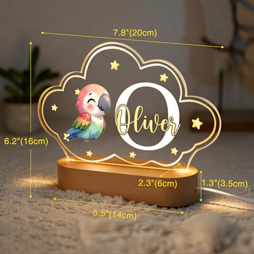 Lámpara de noche LED personalizada con diseño de animales miniatura 4