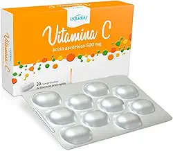 Vitamina C 500mg Ácido Ascórbico Equaliv 30 comprimidos