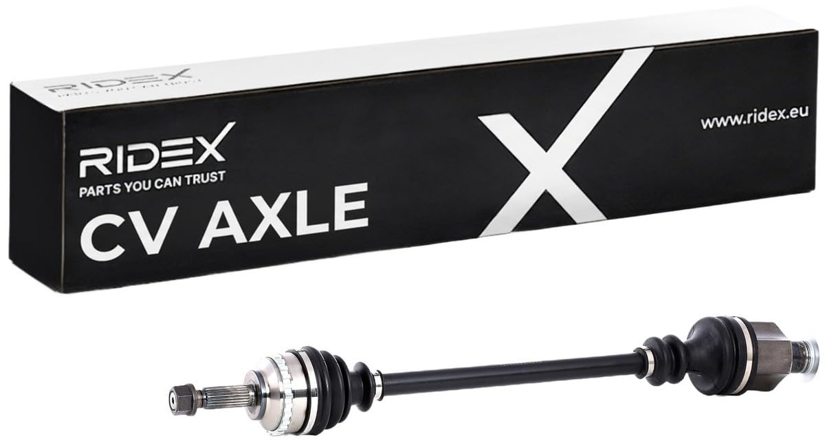 RIDEX 13D0025 Arbre de transmission Avant Droite Compatible avec RENAULT Clio 2 3/5 portes BB, CB, BB0/1/2, CB0/1/2