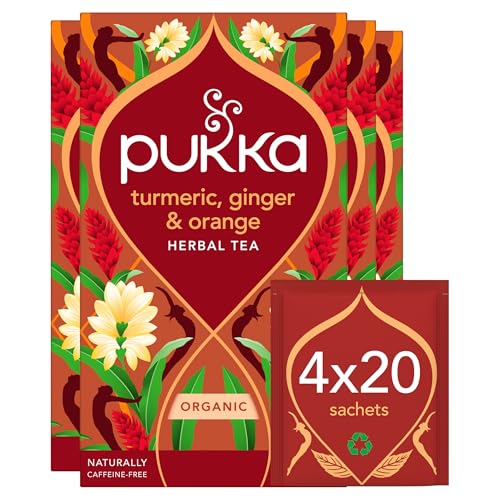 Pukka Herbs | Turmeric Active Organic Box |Tea With Ginger, Turme...