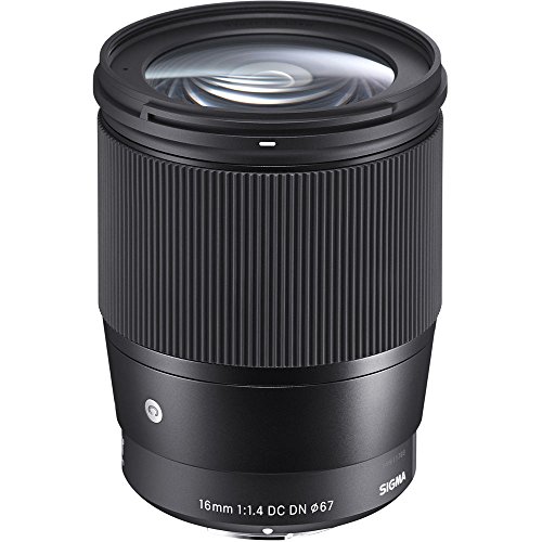 SIGMA 16mm f/1.4 DC DN Contemporary Lens for Sony E (Renewed)