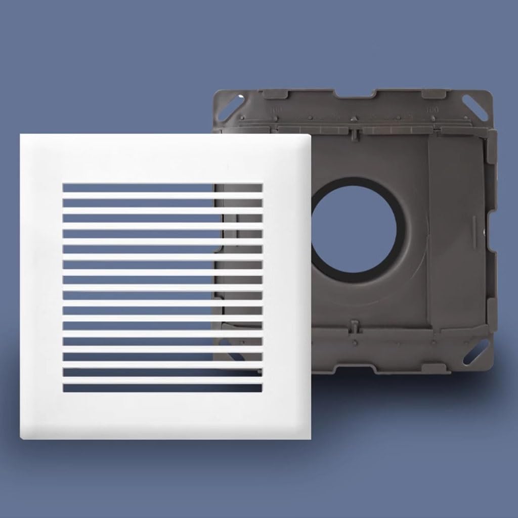 Griglia di ventilazione a parete in plastica ABS | 75/100 mm for casa, ufficio, bagno, WC, garage, camper, parete, soffitto(75mm)