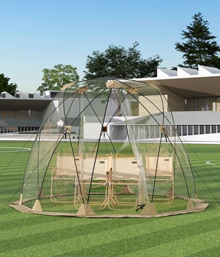 10X10 FT Pop Up Bubble Tent, 4-6 Person Coldproof...