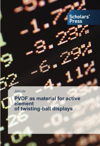 PVDF as material for active element of twisting-ball displays