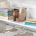 MetroDecor mDesign Closet Storage Organizer Shoe Box, for High Heels, Tall Pumps, Boots - Clear