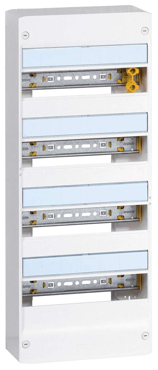 LEGRAND - Tableau Électrique 1 Rangée/13 Modules Drivia - Tableau Électrique Nu avec Borniers - 250 x 250 x 103,5 mm - Fabriqué En France - Blanc