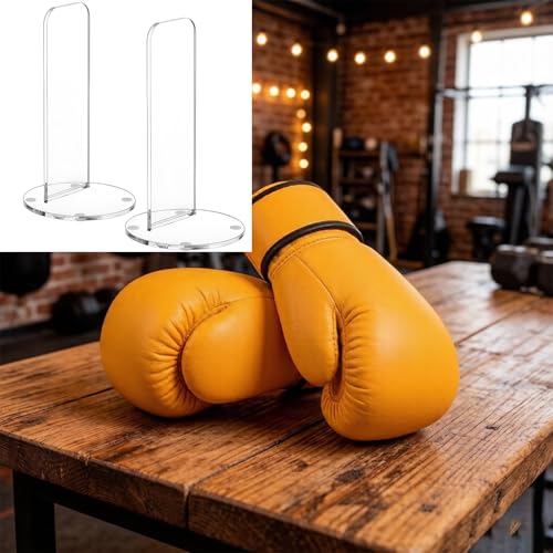 Support acrylique gants de boxe vertical pour éliminer le désordre