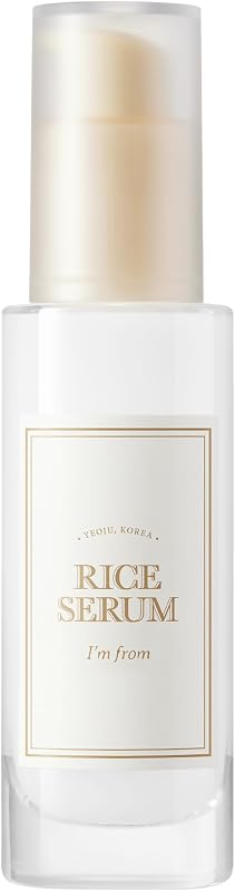 Rice Serum, Korean Fermented Rice Embryo Extract Boosts Collagen, Vitality, Radiant Glowing Skin, Niacinamide, Vitality to Dull Skin, Nourishing, Moisturizing